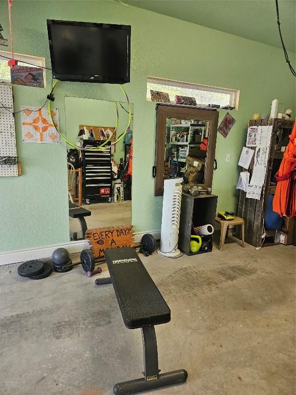 view of exercise room