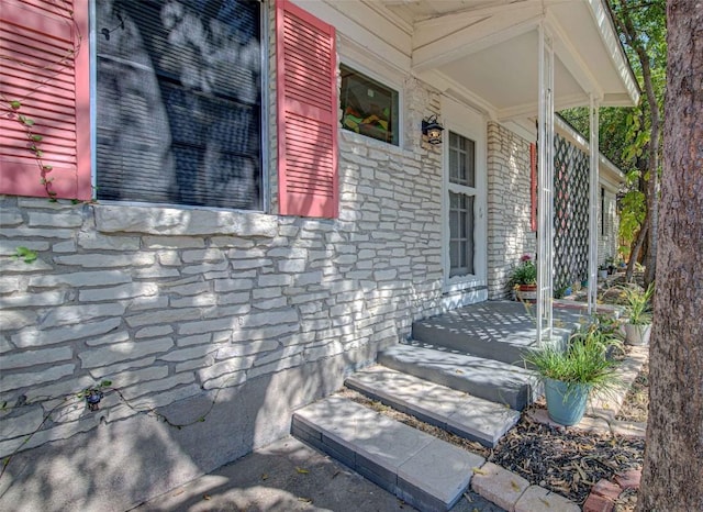 110 W Saint Johns Ave, Austin, TX 78752 - exterior space featuring stone siding