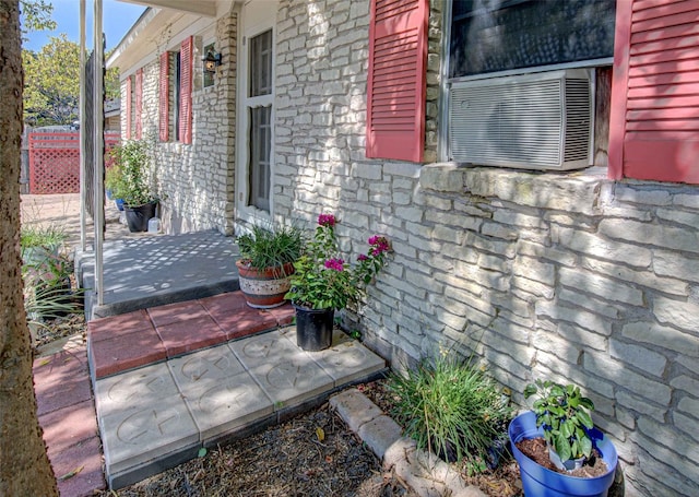 view of patio / terrace featuring cooling unit