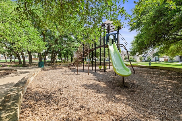 view of jungle gym