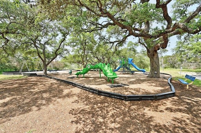 view of jungle gym