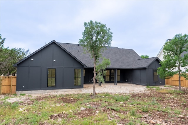 back of house featuring a patio