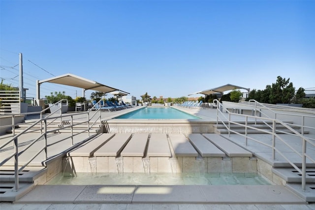 view of pool