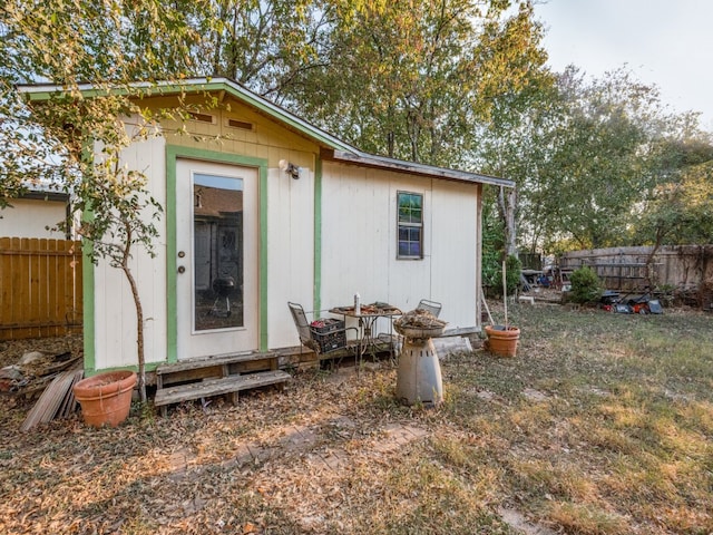 view of outbuilding