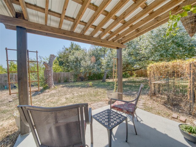 view of patio