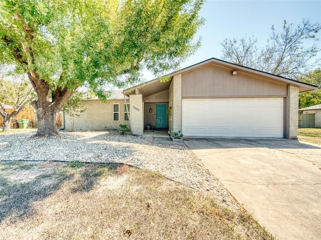 ranch-style house with a garage