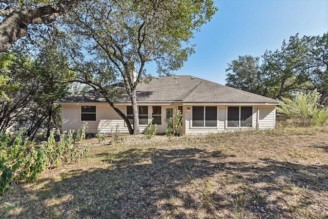 view of front of property