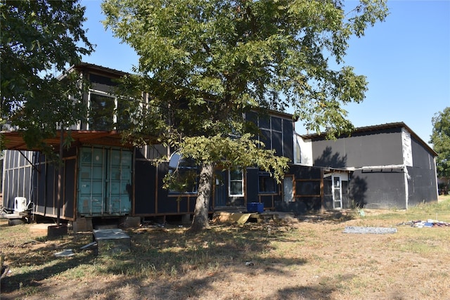 view of rear view of property