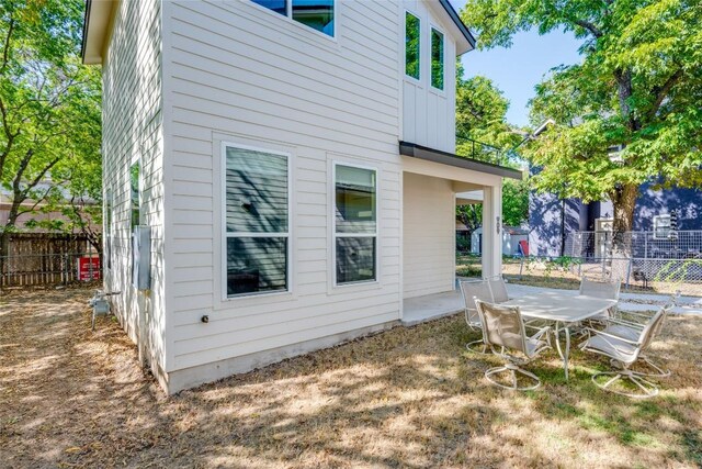 exterior space with a patio