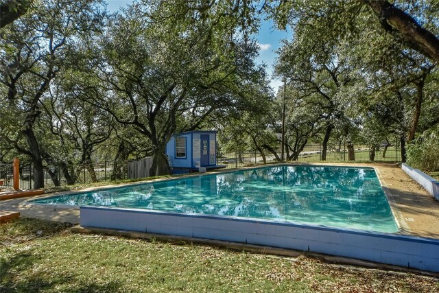 view of pool