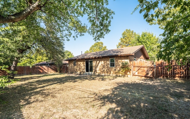 view of rear view of house