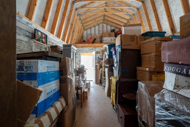 view of storage room