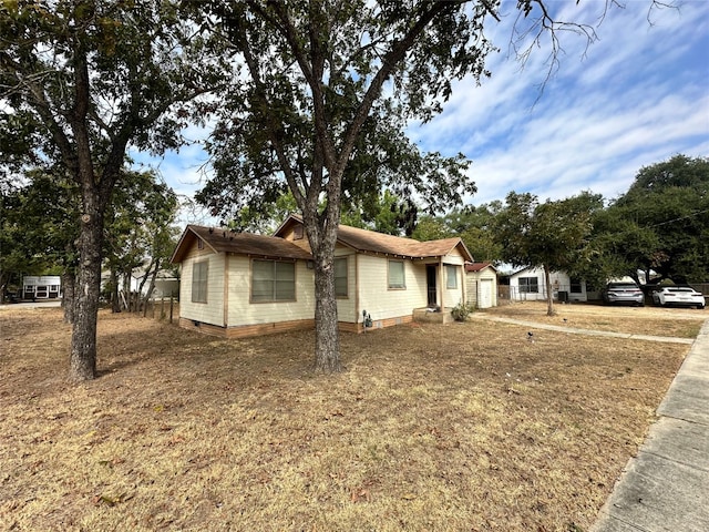 view of ranch-style house