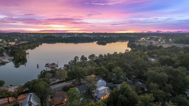 2704 Canterbury St Unit A, Austin, TX 78702 - bird's eye view with a water view