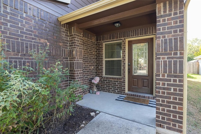 104 Bufflehead Ln, Leander, TX 78641 - doorway to property with brick siding