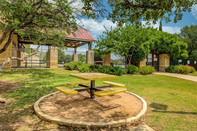 104 Bufflehead Ln, Leander, TX 78641 - view of yard with a gate