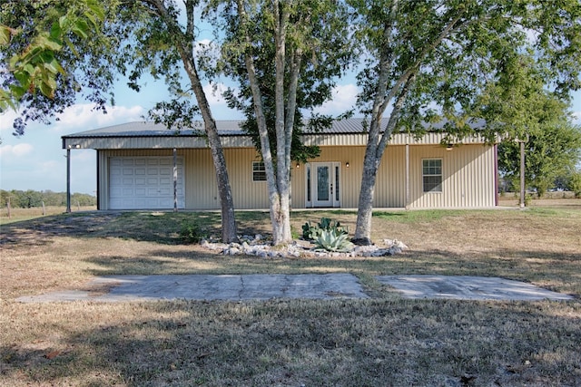 ranch-style house with a garage