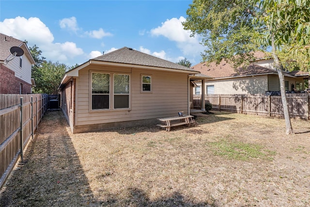 view of rear view of property