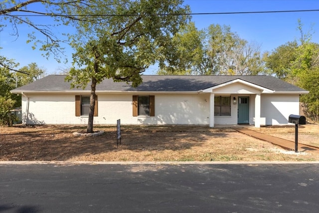 view of ranch-style house