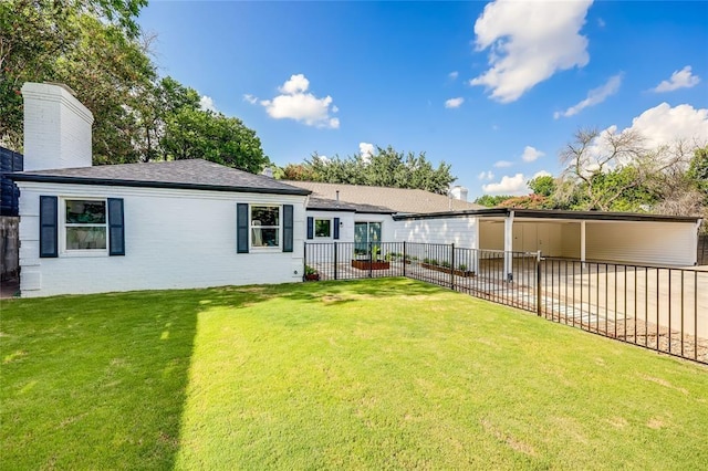 2900 Windsor Rd, Austin, TX 78703 - rear view of house with a chimney and roof with shingles