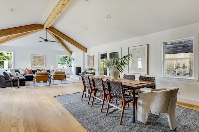 2900 Windsor Rd, Austin, TX 78703 - dining space featuring light wood-style floors and ceiling fan