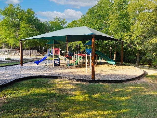 view of play area