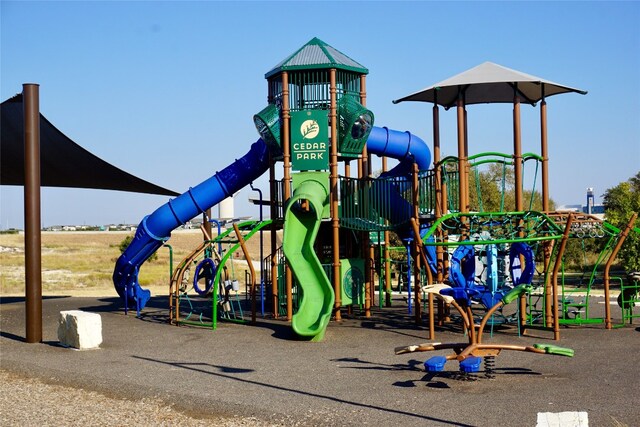 view of jungle gym