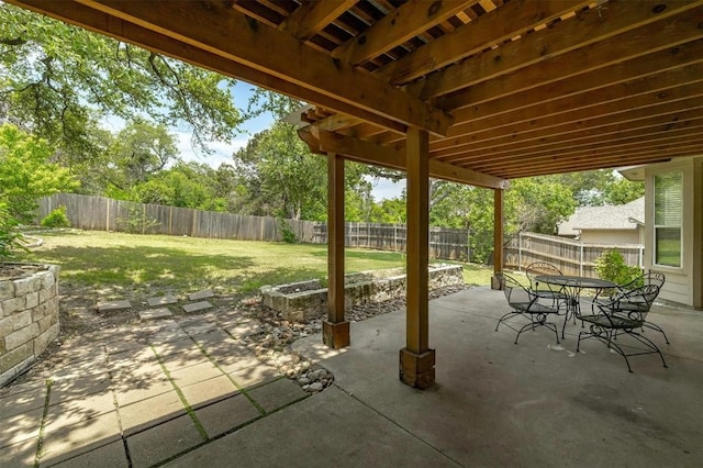 view of patio