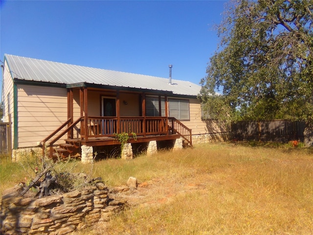 view of rear view of house