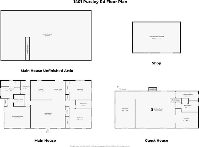 1401 Pursley Rd, Dripping Springs, TX 78620 - view of layout