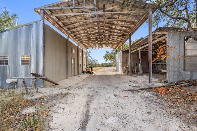 view of stable