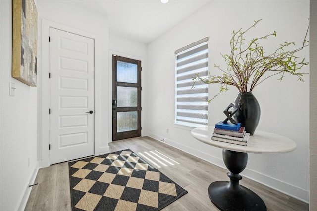 1325 Kneehigh Dr, Georgetown, TX 78633 - entryway featuring wood finished floors