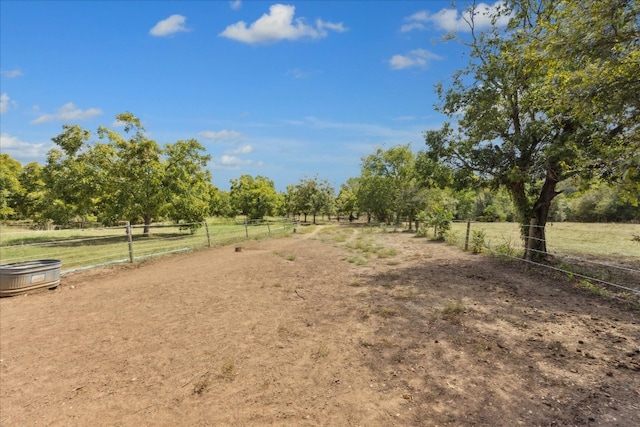 view of property's community featuring a rural view