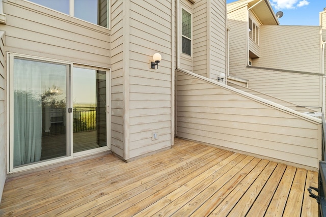 view of deck