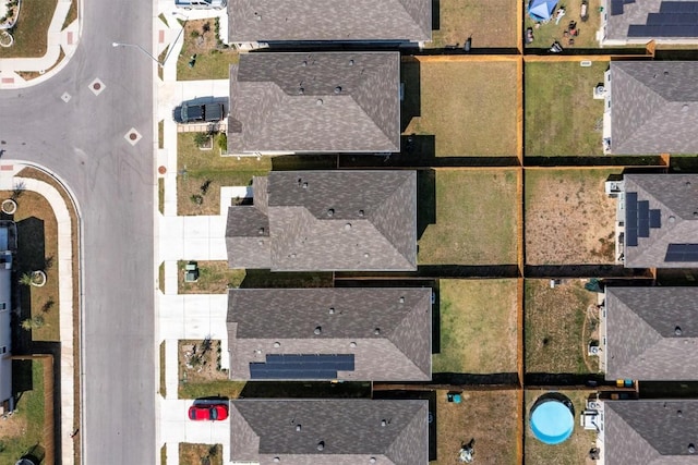 11104 Roving Pass, Elgin, TX 78621 - drone / aerial view featuring a residential view
