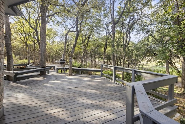 300 Delaware Springs Blvd, Burnet, TX 78611 - view of wooden deck