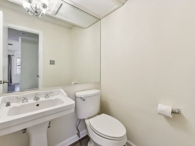 bathroom with toilet