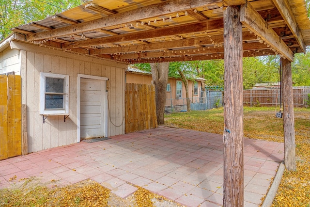 view of patio