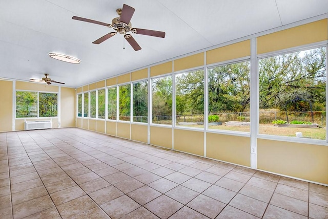 298 Jenkins Rd, Cedar Creek, TX 78612 - unfurnished sunroom with ceiling fan and plenty of natural light