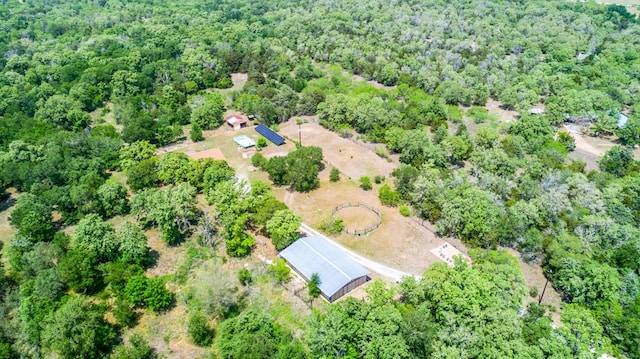 298 Jenkins Rd, Cedar Creek, TX 78612 - aerial view of property and surrounding area featuring a forest