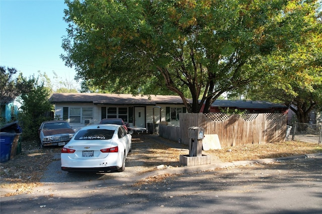 view of ranch-style home