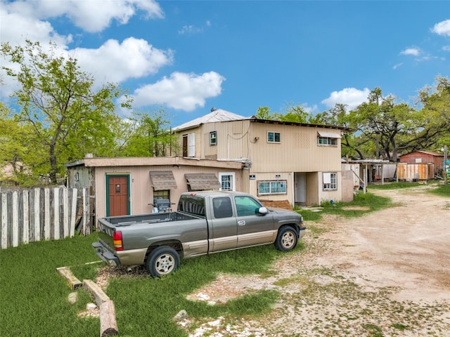 view of rear view of property