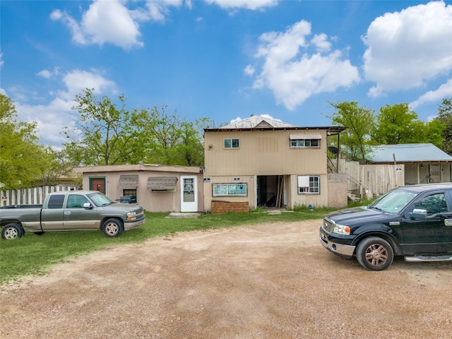 view of front of home