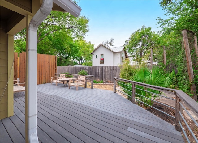 view of deck