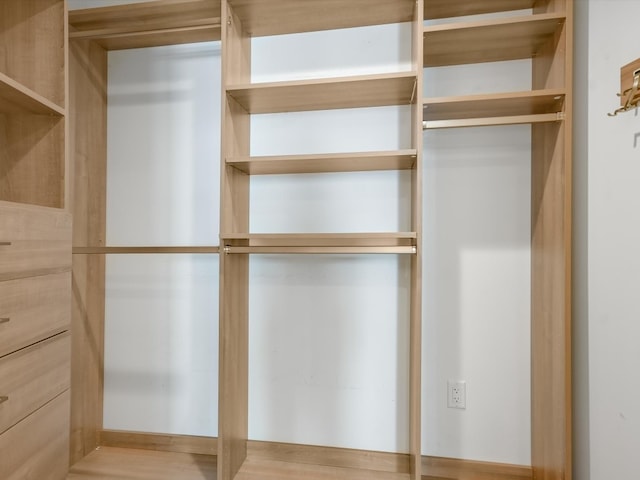 view of closet