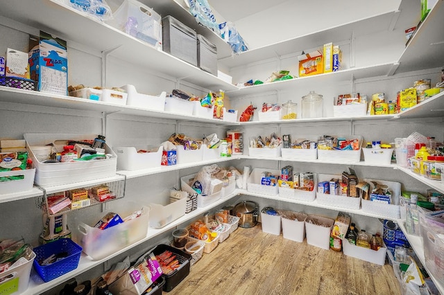 view of pantry