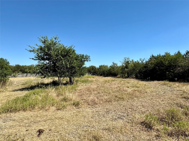 view of landscape with a rural view