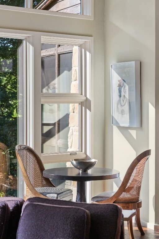 view of dining room