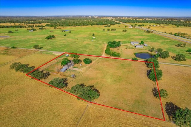 406 Blume Ln, Ledbetter, TX 78946 - view of rural area featuring property parcel outlined