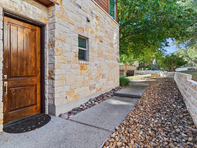 view of entrance to property